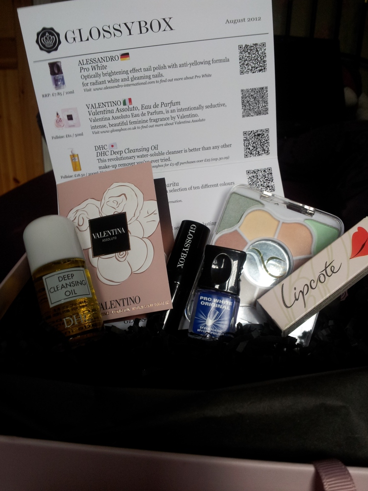 An old Glossybox I received 